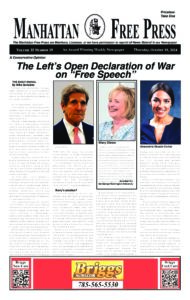 ManhattanFreePress 10.10.2024 The Left's Open Declaration of War on "Free Speech"